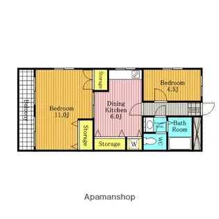 第一渋谷ビル【201号室】の間取り