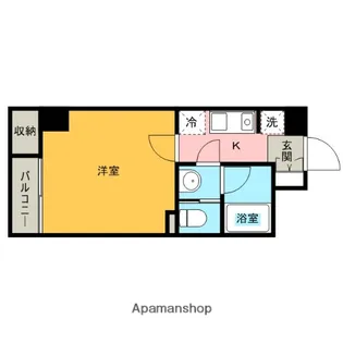 カーサ・ピッコラ桜木町【1階】の間取り