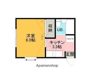 サンシャインⅠ【201号室】の間取り