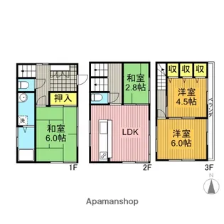 埼玉県川口市上青木西1丁目【一戸建】の間取り