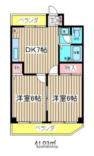 ドレスウェルコンフォート【2階】の間取り