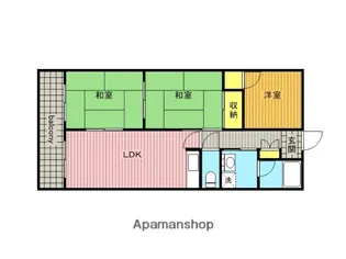 ジュネグリーン【3階】の間取り