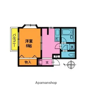 パークタウン川口【2階】の間取り