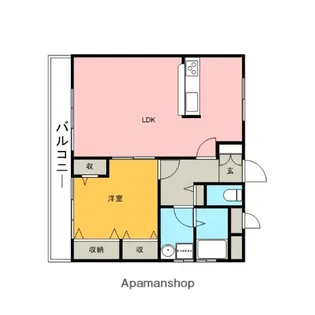 グリーンヒルズイナガキ【201号室】の間取り