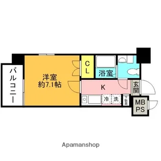 ドゥーエ川口【6階】の間取り