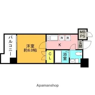 ドゥーエ川口【1階】の間取り