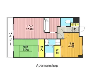 エスポワール・パレス【3階】の間取り