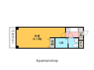 アメニティー1番館【1階】の間取り