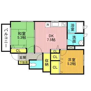フォレスト【105号室号室】の間取り