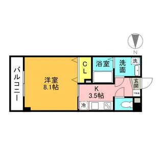 ハイムフローラ【3階】の間取り