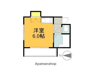 グリーンローヤル【201号室】の間取り