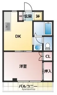 サンハイムエム【2階】の間取り