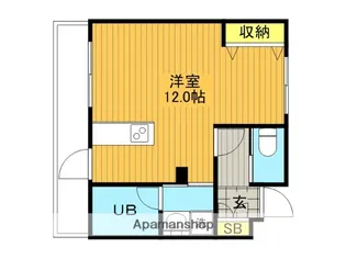 MON PETITE【307号室】の間取り