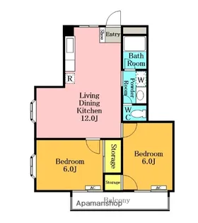 メゾンミナミ【301号室】の間取り