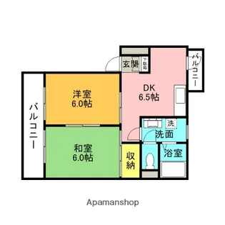 ロキシーリヴェール【302号室】の間取り