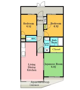 ラプラージュ【1階】の間取り
