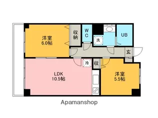 グレイスハイム【4階】の間取り