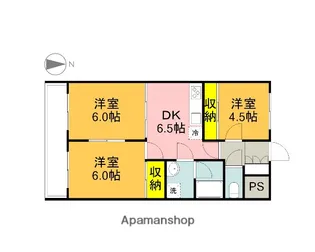 メイフェアー【502号室】の間取り