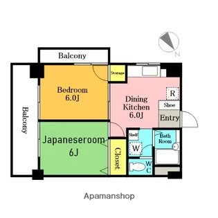 メゾン遠山【3階】の間取り