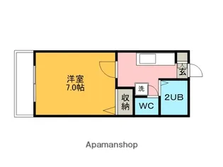 セレ東領家【301号室】の間取り