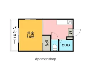 ブラウンハイツ【2階】の間取り