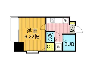 アクシーズタワー川口幸町Ⅱ【11階】の間取り