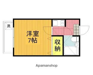 桜町ハイツ【201号室】の間取り