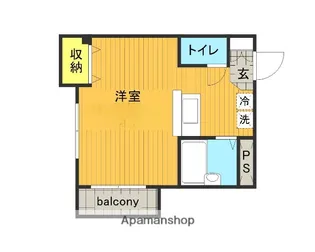 カミングホーム2番館【202号室】の間取り