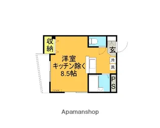 カミングホーム2番館【102号室】の間取り