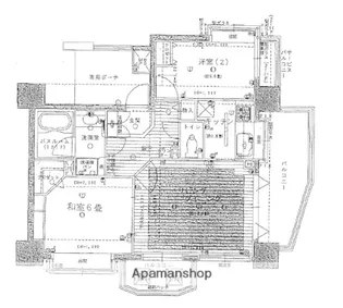 シャインハイツ川口栄町ライフアベニュー【5階】の間取り