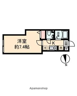 FLORAPAL【102号室】の間取り