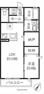 ローズコート【202号室】の間取り