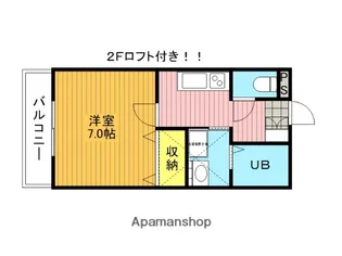 インヴィレッジ【203号室】の間取り