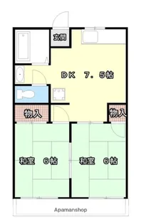 リアスチックハウス【2階】の間取り