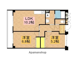 クレセントM【3階】の間取り