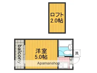 ペアパレス和【102号室】の間取り