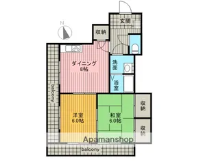 サン・サイプレス【3階】の間取り