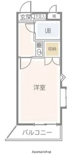 マ・シャンブル川口【1階】の間取り