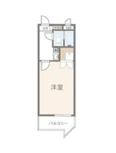 1Kの間取り画像