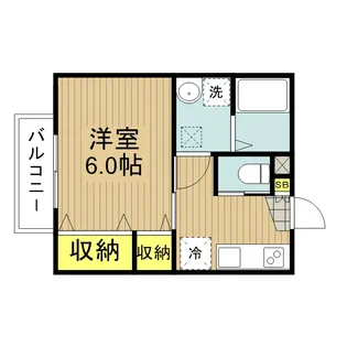 セルシディ【1階】の間取り
