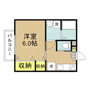 セルシディ【2階】の間取り