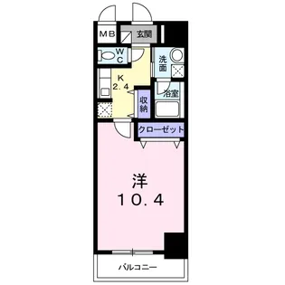 ベルナティオ【3階】の間取り