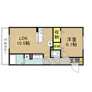 アルシオン有明【2階】の間取り