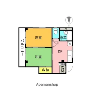 マンション白陽【1階】の間取り