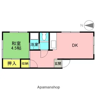 コーポ木村【2階】の間取り