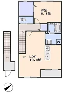 ルミエール壱番館【202号室号室】の間取り