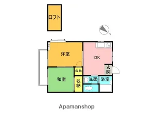 ヨシノハイツ【202号室】の間取り