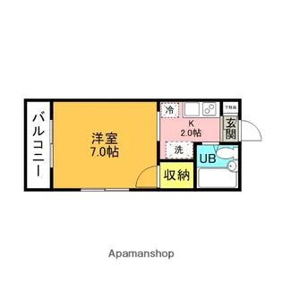 セリジュ川口【101号室】の間取り