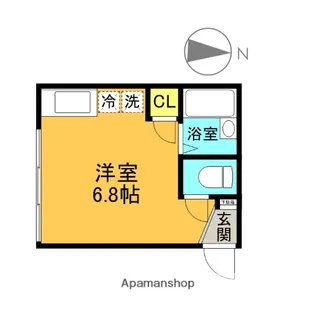 アイコート鳩ヶ谷本町【103号室】の間取り