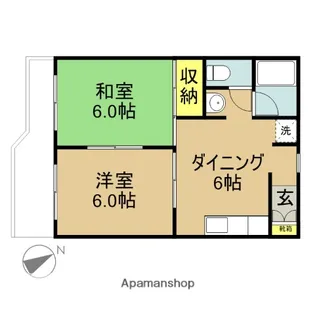 ロキシーヴィル川口A【3階】の間取り
